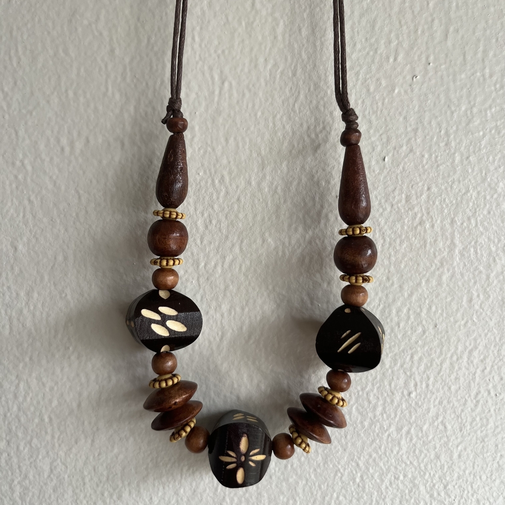 Brown Beaded Necklace